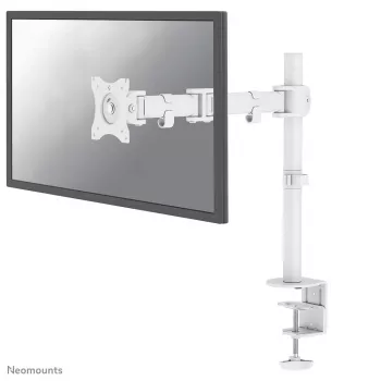 Neomounts NM-D135WHITE näyttöteline 10-30 inch, puristin/pöytäläpivienti, 8 kg, 25,4 cm (10 inch), 76,2 cm (30 inch), 100 x 100 mm, valkoinen