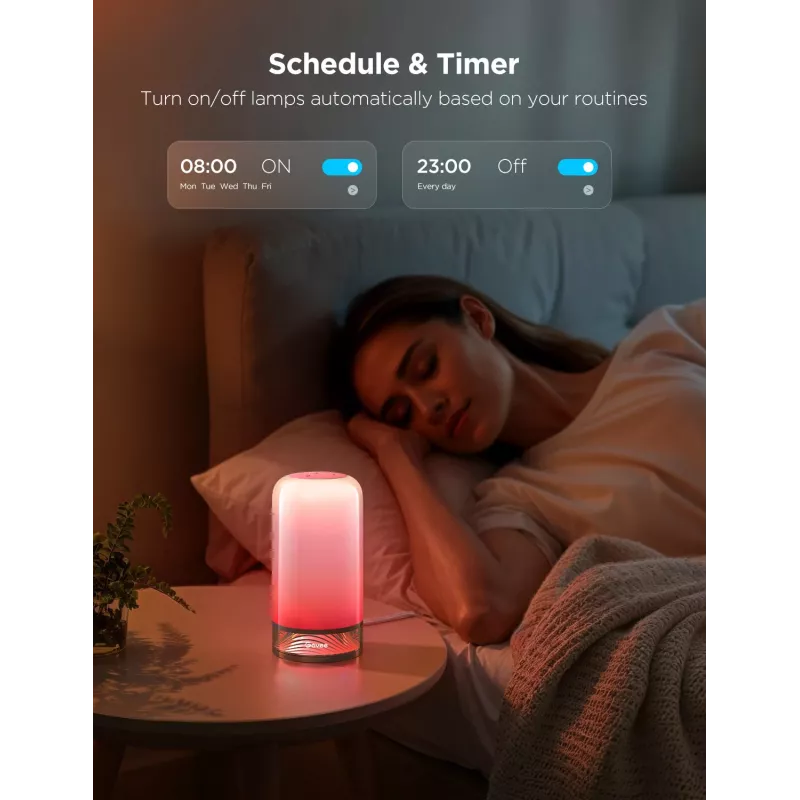 Govee H6022 älykäs pöytävalaisin Wi-Fi/Bluetooth