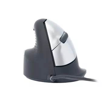 R-Go Tools ergonominen hiiri R-Go HE Break tauko-ohjelmistolla, keskikoko (käsikoko 165–185 mm), vasenkätinen, johdollinen, musta