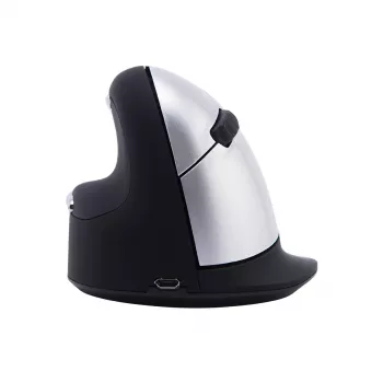 R-Go Tools ergonominen hiiri R-Go HE Break tauko-ohjelmistolla, suuri (käsikoko ≥ 185 mm), vasenkätinen, Bluetooth, musta
