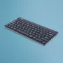R-Go Tools ergonominen näppäimistö R-Go Compact Break, kompakti näppäimistö tauko-ohjelmistolla, QWERTY (US), Bluetooth, musta