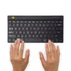 R-Go Tools ergonominen näppäimistö R-Go Compact Break, kompakti näppäimistö tauko-ohjelmistolla, QWERTY (US), Bluetooth, musta