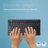 R-Go Tools ergonominen näppäimistö R-Go Compact Break, kompakti näppäimistö tauko-ohjelmistolla, QWERTY (US), Bluetooth, musta