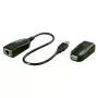 Lindy 42693 50 m USB 2.0 Cat.6 -jatkolaite, lähetin ja vastaanotin, 480 Mbit/s, musta