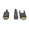 HDMI–Micro-HDMI-kaapeli Manhattan 30m 4K@60Hz aktiivinen kullattu