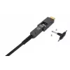 HDMI–Micro-HDMI-kaapeli Manhattan 30m 4K@60Hz aktiivinen kullattu
