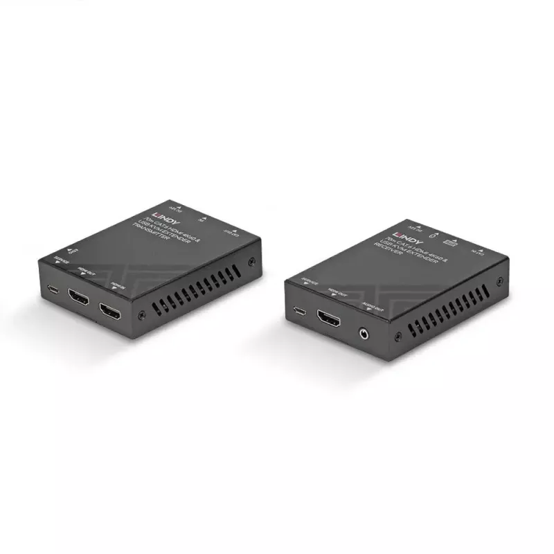Lindy 70m Cat.6 HDMI 4K60, USB ja audio KVM-jatko