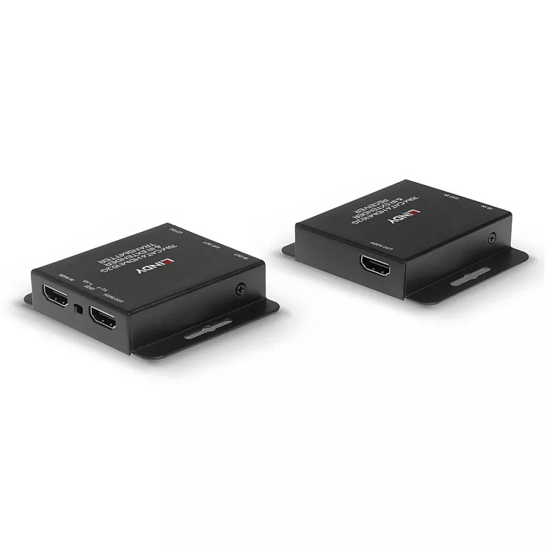 Lindy 70m Cat.6 HDMI 4K30 ja IR-jatko PoC:lla ja Loop Out