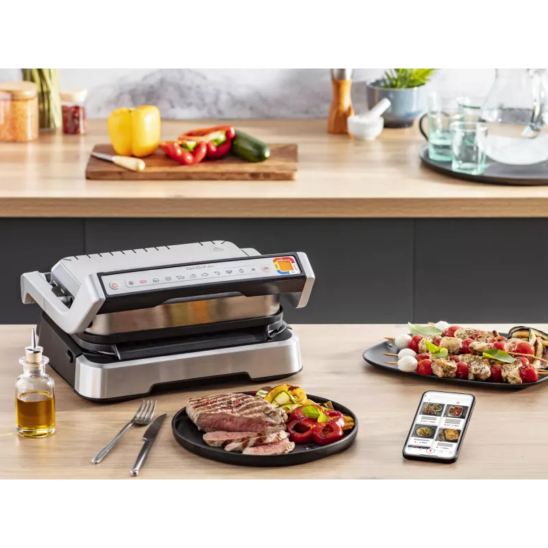 Kontaktigrilli Tefal OptiGrill 4in1 GC774D ruostumaton teräs 2100W
