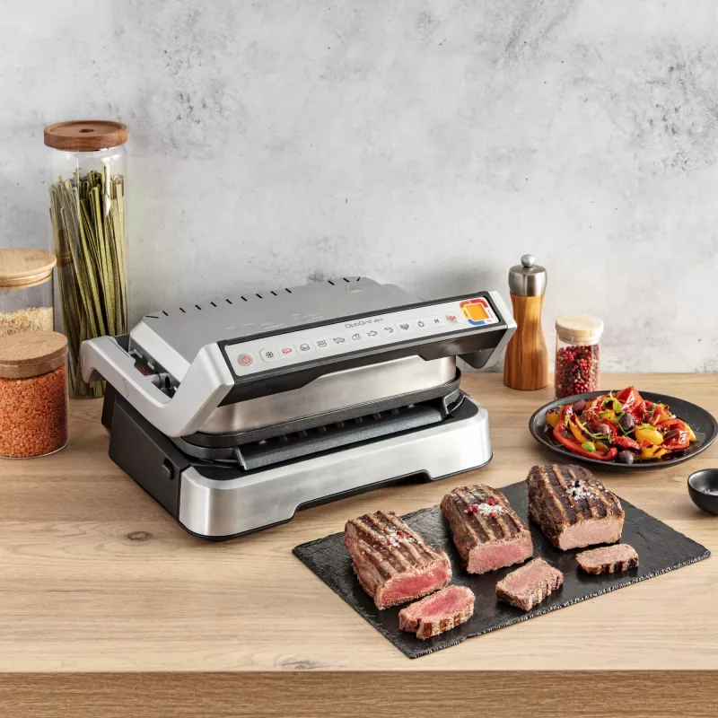 Kontaktigrilli Tefal OptiGrill 4in1 GC774D ruostumaton teräs 2100W
