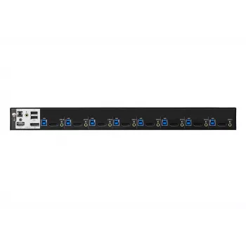 ATEN 8-porttinen USB 3.0 4K DisplayPort KVM-kytkin, 4096 x 2160 pikseliä, 4K Ultra HD, 18,44 W, musta