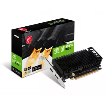 MSI näytönohjain GeForce GT 1030 – 4 GB GDDR4, PCIe 3.0, 1430 MHz Boost, 64-Bit, aktiivinen jäähdytys