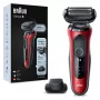 Braun Series 6 61-R1200s SensoFlex SensoFoil partakone musta punainen