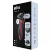Braun Series 6 61-R1200s SensoFlex SensoFoil partakone musta punainen