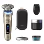 Sähköparranajokone Philips i9000 Prestige Ultra XP9403 — 3-päinen rotaatiojärjestelmä, SkinIQ Pro, märkä- ja kuivaparranajo, akku, puhdistusasema, kulta