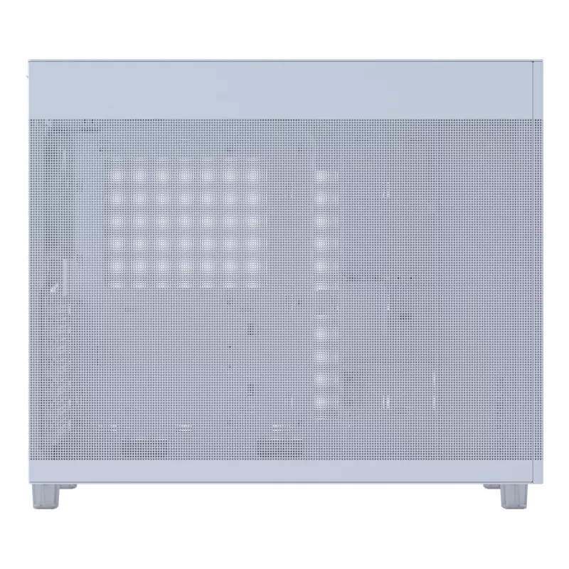 ASUS PRIME AP303 TG 90DC00V3-B39010 Midi Tower -tietokonekotelo, ATX/Micro-ATX, karkaistu lasi, 2x USB 3.2, ilman virtalähdettä, valkoinen