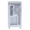 ASUS PRIME AP303 TG 90DC00V3-B39010 Midi Tower -tietokonekotelo, ATX/Micro-ATX, karkaistu lasi, 2x USB 3.2, ilman virtalähdettä, valkoinen