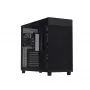 ASUS PRIME AP303 TG 90DC00V0-B39010 Midi Tower -tietokonekotelo, ATX/Micro-ATX/Mini-ITX, karkaistu lasi, 2x USB 3.2, ilman virtalähdettä, musta