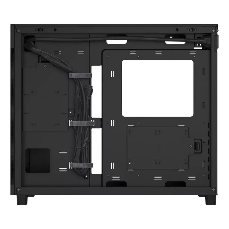 PC-kotelo ASUS Prime AP303 Mesh Midi Tower — ATX, tukee GPU 36 cm, CPU-jäähdytin 165 mm, USB-A 2×, USB-C 1