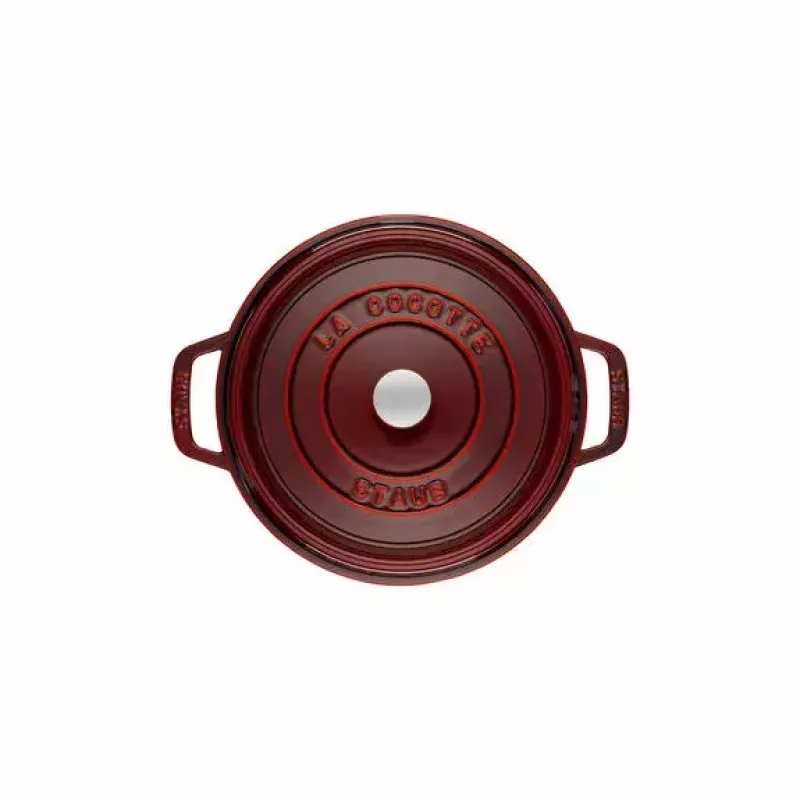Pyöreä valurautapata Staub La Cocotte 6,7 l, halkaisija 28 cm