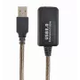 GEMBIRD aktiivinen USB 2.0 -jatkokaapeli, 10 m - musta