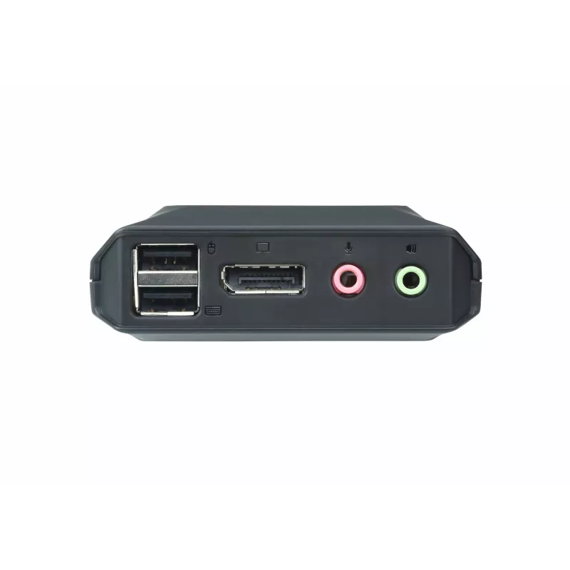 KVM-kytkin ATEN CS22DP-AT 2-porttinen USB DisplayPort, 4K@30Hz, USB-A-konsoli, ääni, 1,2 m kaapeli