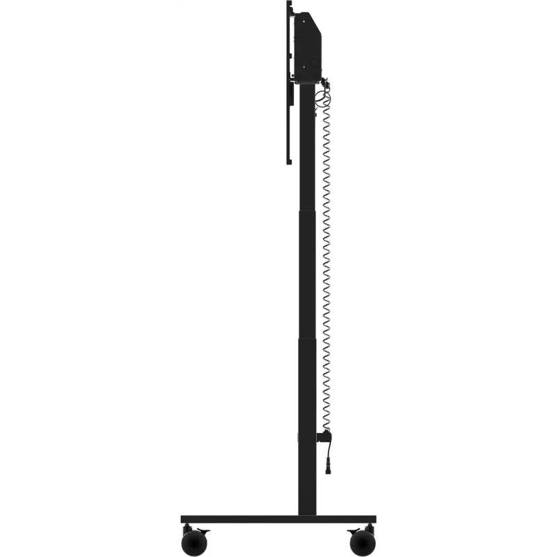 iiyama MD-CAR2031-B1 sähkökäyttöinen lattianostin pyörillä näytöille 55–105 tuumaa, enint. 120 kg, VESA 800x600, korkeus 850–1800 mm, musta