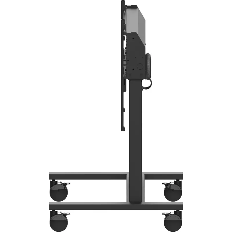 iiyama MD-CAR2031-B1 sähkökäyttöinen lattianostin pyörillä näytöille 55–105 tuumaa, enint. 120 kg, VESA 800x600, korkeus 850–1800 mm, musta
