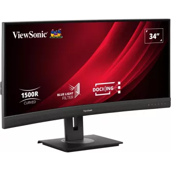 Viewsonic VG3456C tietokonenäyttö 86,4 cm (34 tuuman) 3440 x 1440 pikseliä UltraWide Quad HD LED musta