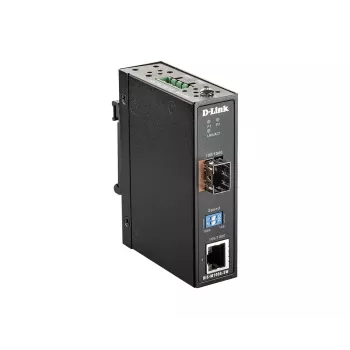 D-Link 100/1000 Mbit/s SFP-teollinen mediakonvertteri käyttölämpötila -40 - 70 °C