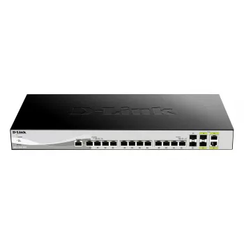 D-Link DXS-1210-16TC/E verkkokytkin Managed L2 10G Ethernet (100/1000/10000) harmaa