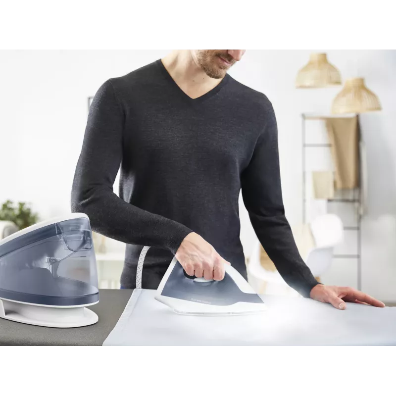 Tefal Express Optimal SV4110 2200 W 1,2 L keramiikka Express Glide sininen, valkoinen