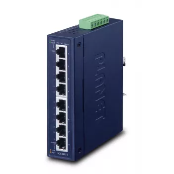 PLANET IP30 8-porttinen teollisuus Gigabit-kytkin