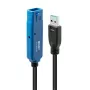 Lindy 15m USB 3.0 Active Extension Pro, 15 m, USB A, USB A, USB 3.2 Gen 1 (3.1 Gen 1), 5 Gbit/s, musta