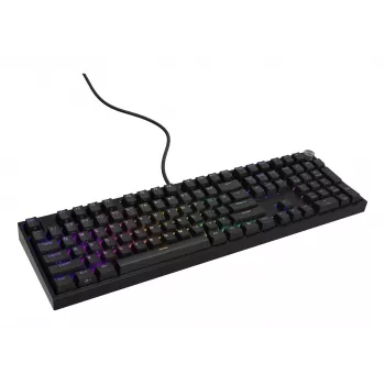 Mekaaninen näppäimistö Genesis THOR 404 — Full-Size 100 % USB QWERTY englanti, musta, RGB