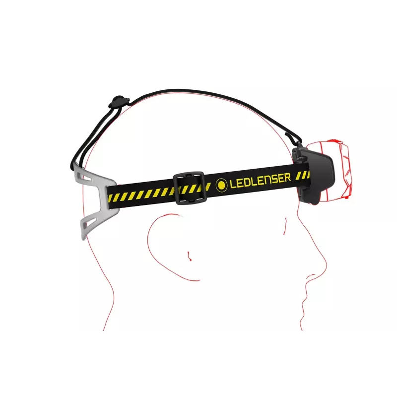 Ledlenser HF8R Work otsalamppu, LED, musta