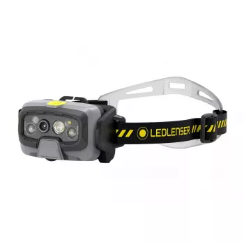Otsalamppu Ledlenser HF8R Work musta LED IP68 20 lm