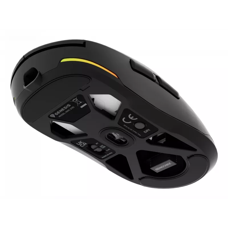 GENESIS NMG-2193 pelihiiri molempikätinen Bluetooth + USB Type-C optinen 26000 DPI