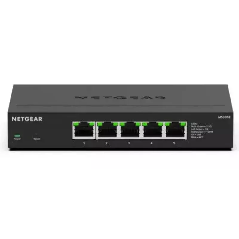 NETGEAR MS305E hallitsematon 2.5G Ethernet (100/1000/2500) musta