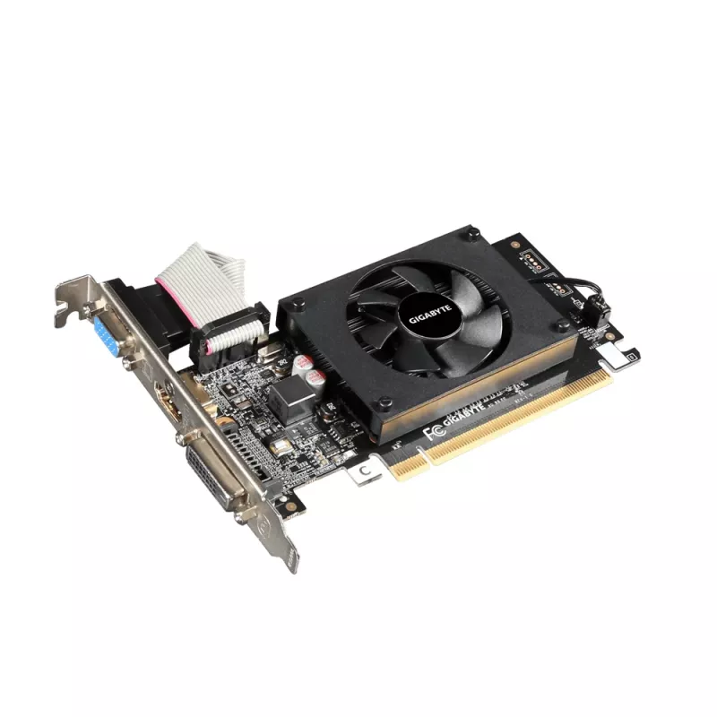 GIGABYTE GV-N710D3-2GL näytönohjain NVIDIA GeForce GT 710 2 GB GDDR3