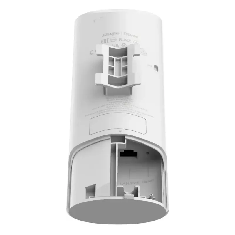 Ruijie Reyee RG-RAP62-OD langaton ulkotukiasema, Wi-Fi 6, AX3000, kaksikaistainen, 1774 Mbps, PoE, Cloud, valkoinen