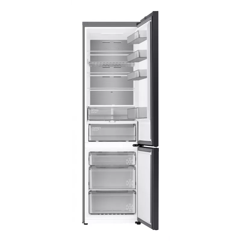 Samsung RL38C7B5BB1/EG Bespoke vapaasti seisova jääkaappipakastin, 387 l (273 l + 114 l), 203 cm, energialuokka B, SmartThings, tumma ruostumaton teräs