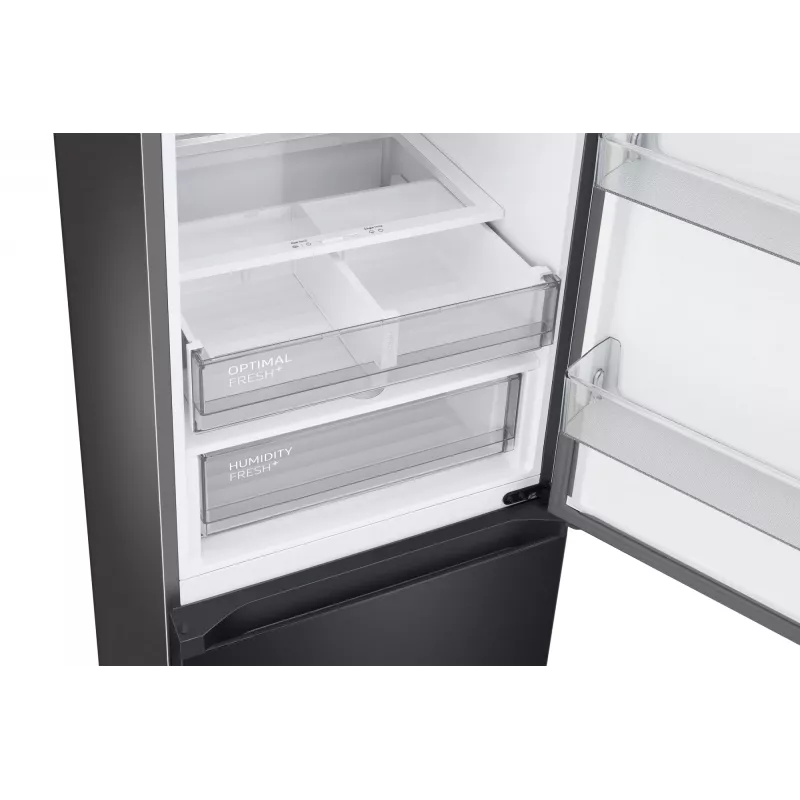 Samsung RL38C7B5BB1/EG Bespoke vapaasti seisova jääkaappipakastin, 387 l (273 l + 114 l), 203 cm, energialuokka B, SmartThings, tumma ruostumaton teräs