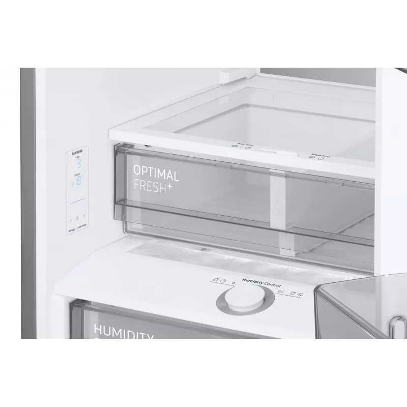 Samsung RL38C7B5BB1/EG Bespoke vapaasti seisova jääkaappipakastin, 387 l (273 l + 114 l), 203 cm, energialuokka B, SmartThings, tumma ruostumaton teräs