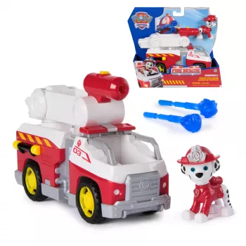 Paloautolelu Spin Master Marshall Rescue Fire Engine toimintahahmolla, ammusheittimellä, muovia, 3 vuodesta alkaen