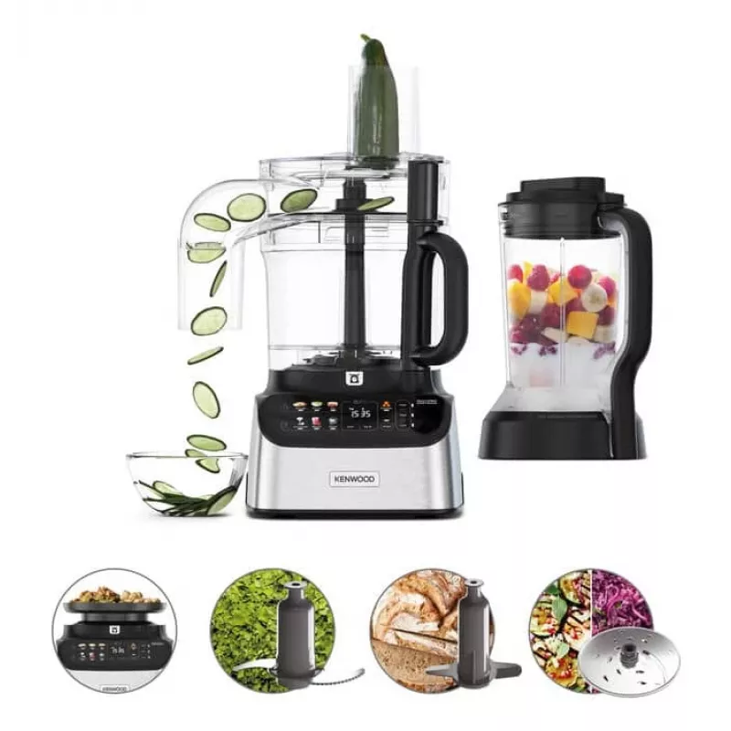 Kenwood MultiPro OneTouch -yleiskone 1 000 W 3 L musta, ruostumaton teräs, integroitu vaaka