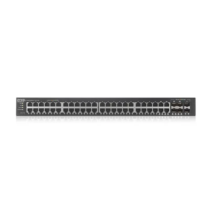 Zyxel GS2220-50-EU0101F verkkokytkin Managed L2 Gigabit Ethernet (10/100/1000) musta