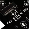 SilverStone SST-ECM20 M.2 SATA -tallennuskontrollerikortti, 2x M.2 sisäinen, 32 Gbit/s
