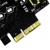 SilverStone SST-ECM20 M.2 SATA -tallennuskontrollerikortti, 2x M.2 sisäinen, 32 Gbit/s