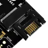 SilverStone SST-ECM20 M.2 SATA -tallennuskontrollerikortti, 2x M.2 sisäinen, 32 Gbit/s
